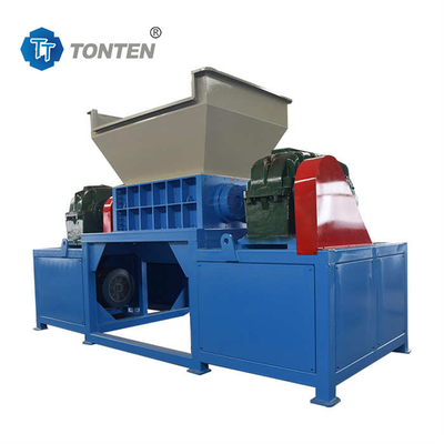 Machine de déchiquetage de pneus de déchets Bouteille de plastique machine de déchiquetage à double arbre