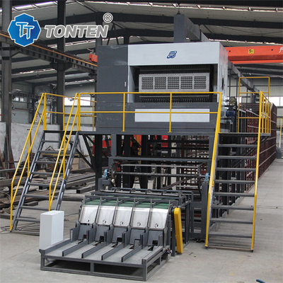 TONTEN ligne de production de plateaux à œufs de pâte à papier machine de recyclage de déchets papier