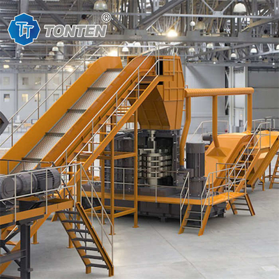 Frigérateur Appareil électronique électronique Déchiqueteurs de déchets Ligne de production de recyclage des déchets