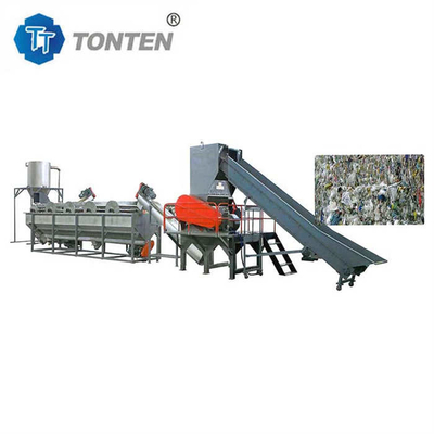 Déchets de plastique de concassage de recyclage ligne de production de PE de concassage de plastique de recyclage