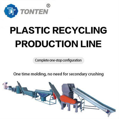 Ligne de nettoyage de recyclage de bouteilles en PET Équipement de recyclage de concassage de plastique