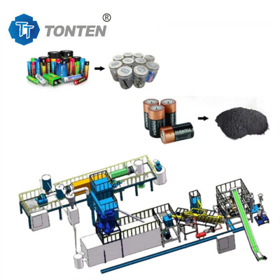 Équipement de ligne de production pour la machine de recyclage des batteries au lithium LFP en ferraille