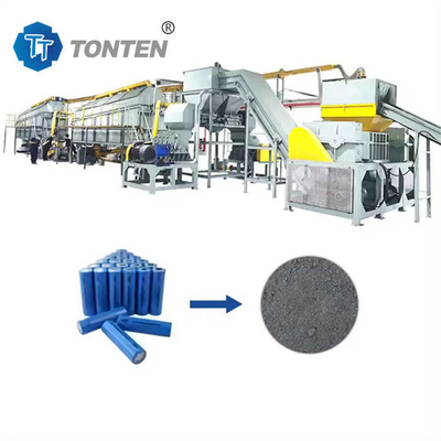 Ligne de traitement des machines de recyclage des batteries au lithium-ion pour automobiles
