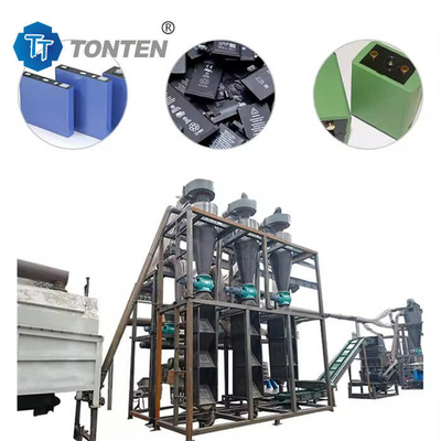 Ligne de production de recyclage de batterie au lithium-ion à l'acide de plomb sur mesure