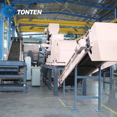 Ligne de production de recyclage de déchets entièrement automatique