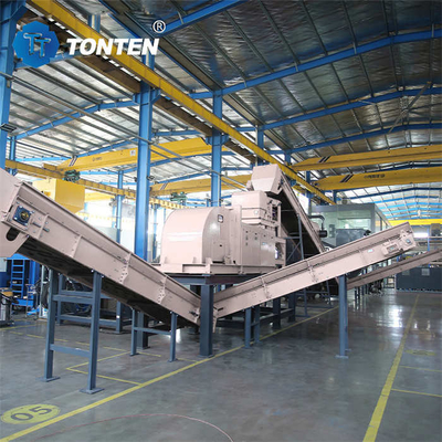 Ligne de production de recyclage de déchets entièrement automatique
