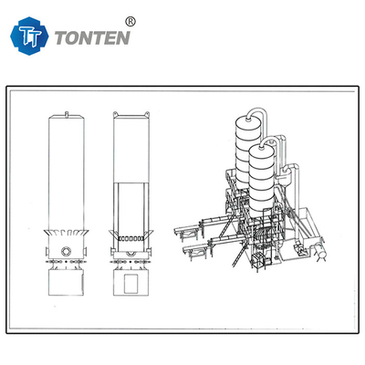 Ligne de production de machines de concassage de verre industriel à sable 6-25 t par lot