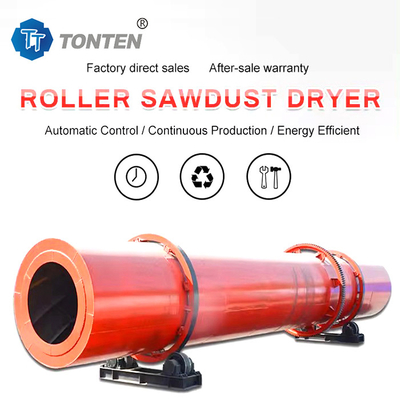 Machine de séchage à rouleaux en acier en poudre minérale Mecanisme de mortier à rouleaux Sécheuse de boues