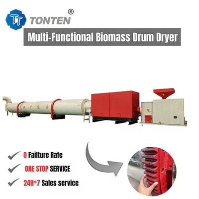 Machine de séchage à rouleaux en acier en poudre minérale Mecanisme de mortier à rouleaux Sécheuse de boues