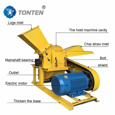 Machine de concassage de bois Broyeur de bois Serre à bois