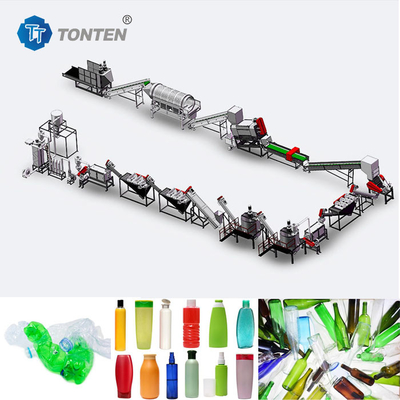 Ligne de production pour le recyclage des déchets plastiques et des bouteilles d'eau minérale