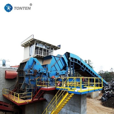 Équipement de traitement des déchets métalliques Usine de recyclage des déchets d'acier