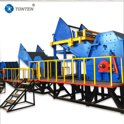 Machine de recyclage des déchets de fer et de métal