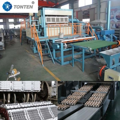 Machine de fabrication de plateaux à œufs de moulage de pâte à papier
