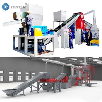 Machine de déchiquetage des déchets pour appareils électriques ménagers 130 kW