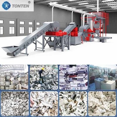 Appareil électronique machine de déchiquetage de déchets de déchets 1000KG