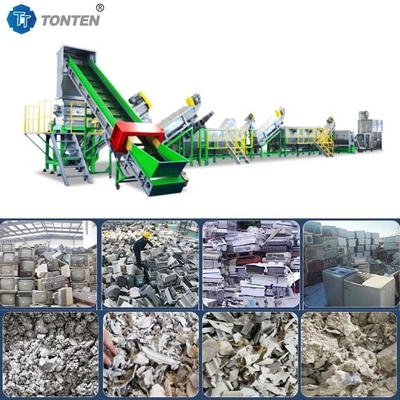 Déchets électroniques de réfrigérateur déchiqueteur de concassage ligne de recyclage machine personnalisée