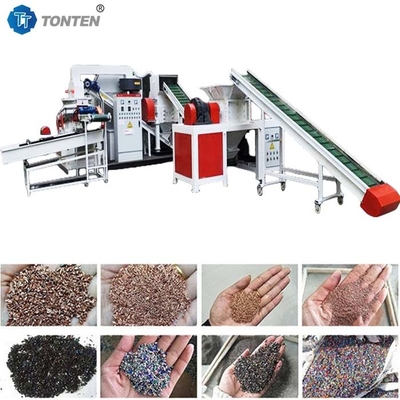 Ligne de recyclage de séparateur de câbles de la machine de granulation de fil de cuivre