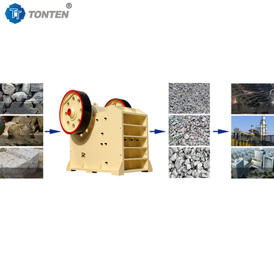 La machine de concassage de mâchoires de pierre est une machine minière de minerai de pierre de pierre