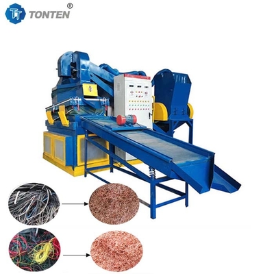 Granulateur de câbles de déchets Aluminium plastique séparation de concassage machine de riz de cuivre