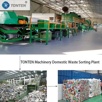 RDF Recyclage Trier emballages Emballages Cartons usine de déchets