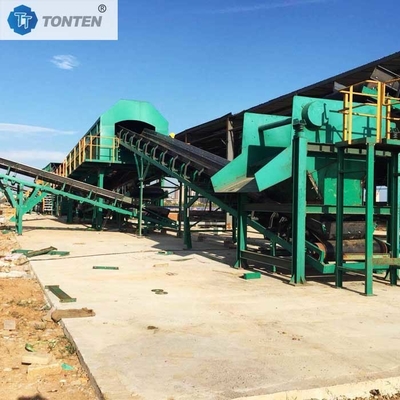 Usine municipale de recyclage des déchets solides