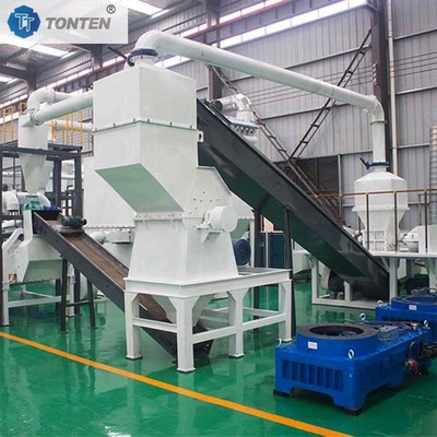 Fabrique OEM de recyclage des déchets plastiques PP PE film Ldpe usine de lavage ligne concasseur