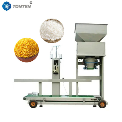 Machine de remplissage de pellet en plastique étanche pesant 25kg 50kg