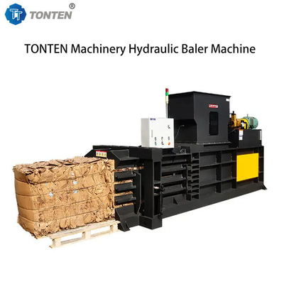Machine à emballer les déchets en carton hydraulique