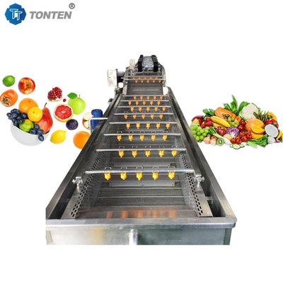 Machine à laver les aliments à bulles d'air pour le lavage des fruits et des bananes 6kw 380v