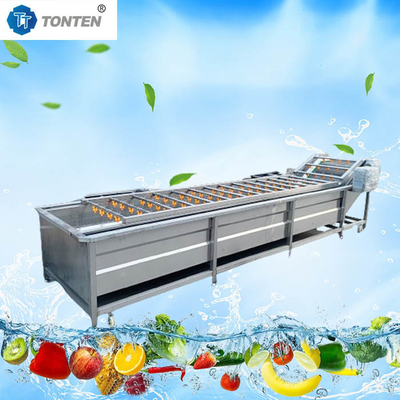 Machine à laver les aliments à bulles d'air pour le lavage des fruits et des bananes 6kw 380v