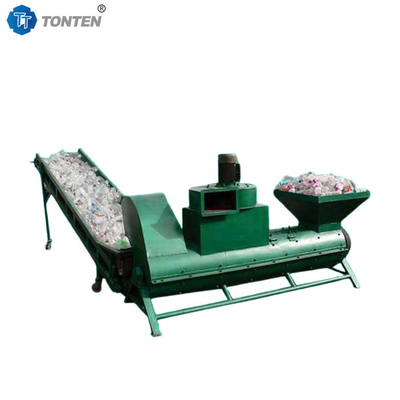 Machine à éliminer les étiquettes des bouteilles en PET