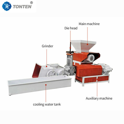 Machine de granulation de mousse de PP PE à PVC, machine à granuler de pelletiseur de film