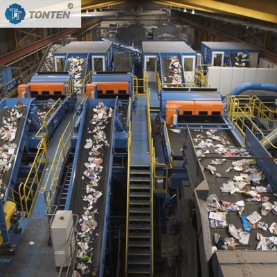 Forces environnementales usine de tri des déchets ménagers pour les déchets ménagers urbains