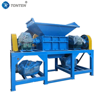 Déchets de pneus, vêtements, déchiquetage, déchets, plastique, déchiquetage à double arbre