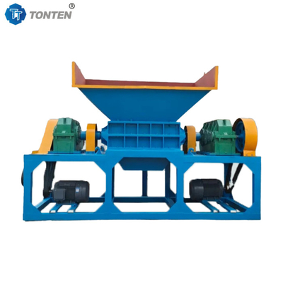 Déchiqueteuse de pneus métalliques Mini machine à déchiqueter les déchets de papier métallique