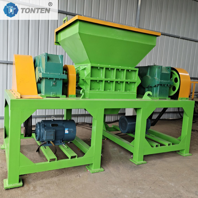 Déchiqueteuse de pneus métalliques Mini machine à déchiqueter les déchets de papier métallique