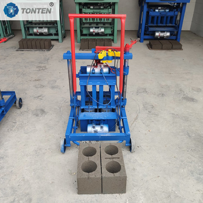 2-45 Petite machine mobile de fabrication de briques Production quotidienne 2000-4500 blocs