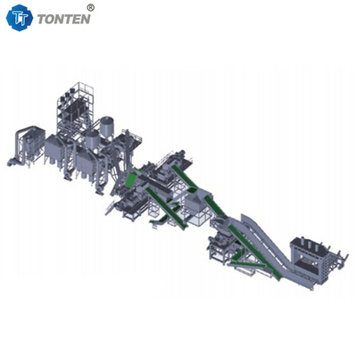Machine de production de poudre de caoutchouc pour usine de recyclage de concasseur de pneus entiers