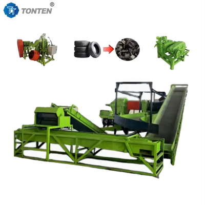 Usine de recyclage de pneus automobiles pour camions en caoutchouc