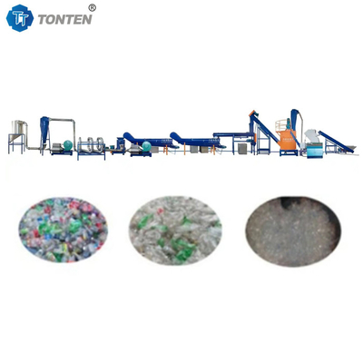 Usine de recyclage des déchets plastiques