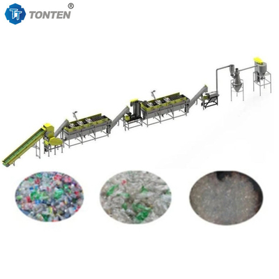 Usine de recyclage de bouteilles en plastique PET