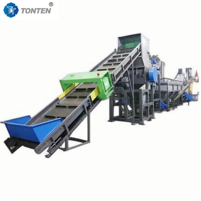 Ligne de machines de recyclage de déchets de bouteilles en plastique PET