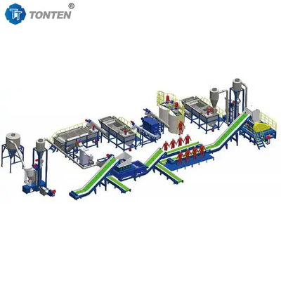 Fabrication de machines de recyclage de déchets de bouteilles en plastique PET