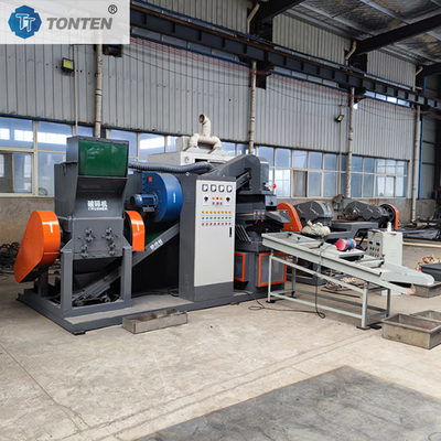 Installation de recyclage de fils de cuivre durables de plusieurs capacités pour les types de fils mixtes