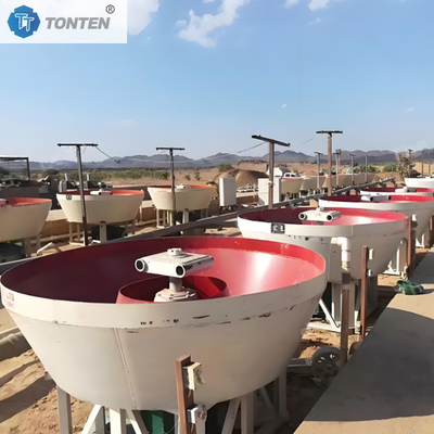 Machine de broyage de moulin à or séparateur gravitationnel de zinc d'argent moulin à plat humide