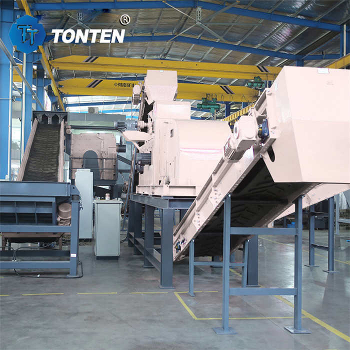 Ligne de production de recyclage de déchets entièrement automatique