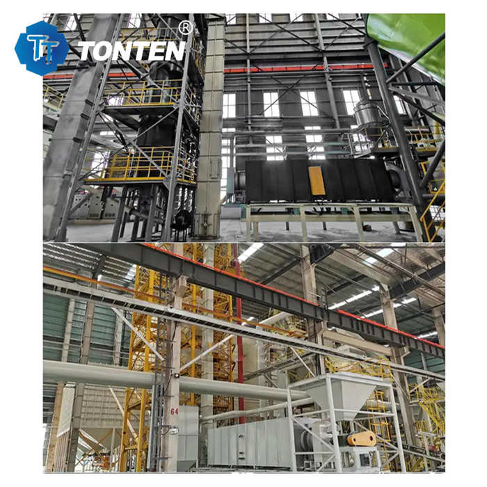 Ligne de production de machines de concassage de verre industriel à sable 6-25 t par lot