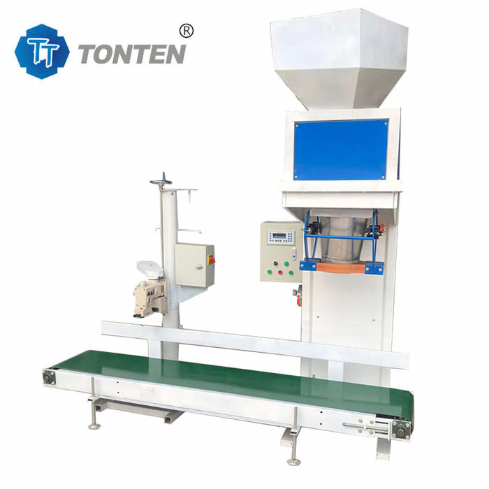 Machine automatique de pesage et d'emballage de particules pour le remplissage de riz à base de maïs