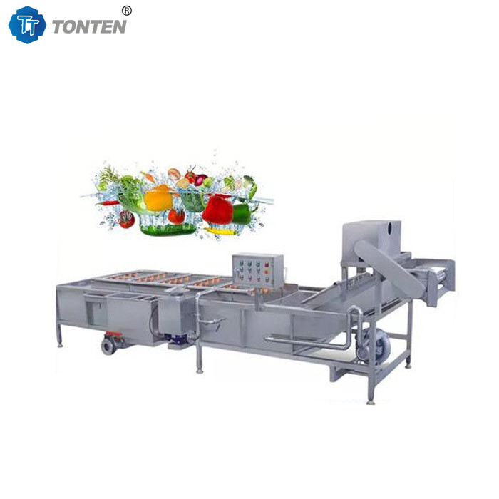 Machine de nettoyage des aliments entièrement automatique à ondes pour le nettoyage des fruits et légumes